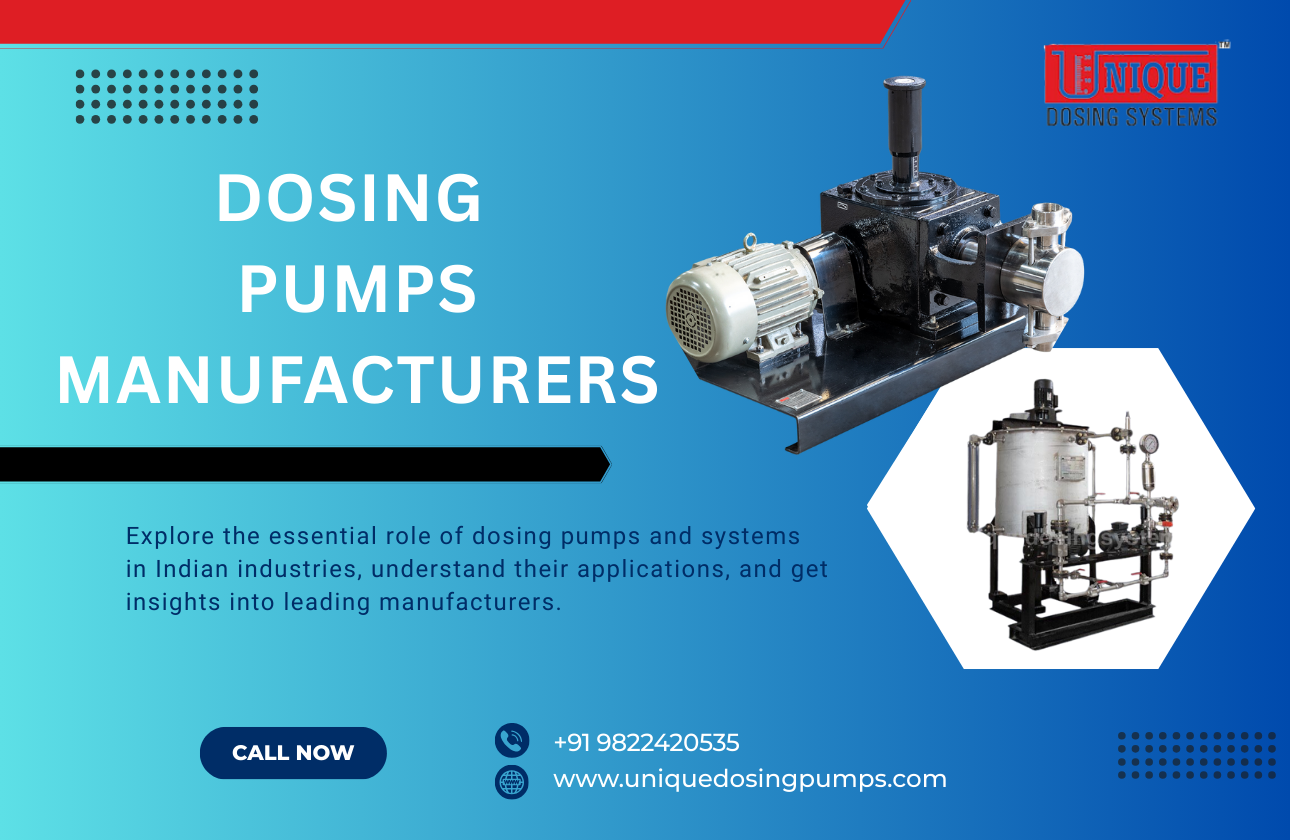 Understanding Dosing Pumps and Systems in India: A Guide for Industries