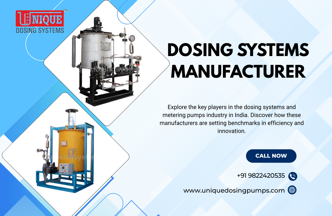 Leading the Way: Top Dosing Systems and Metering Pumps Manufacturers in India