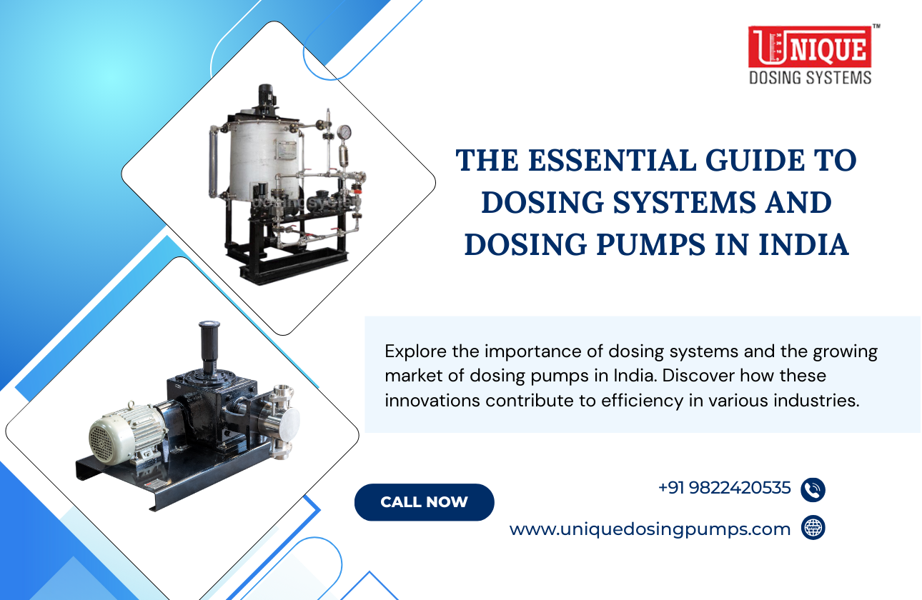 The Essential Guide to Dosing Systems and Dosing Pumps in India