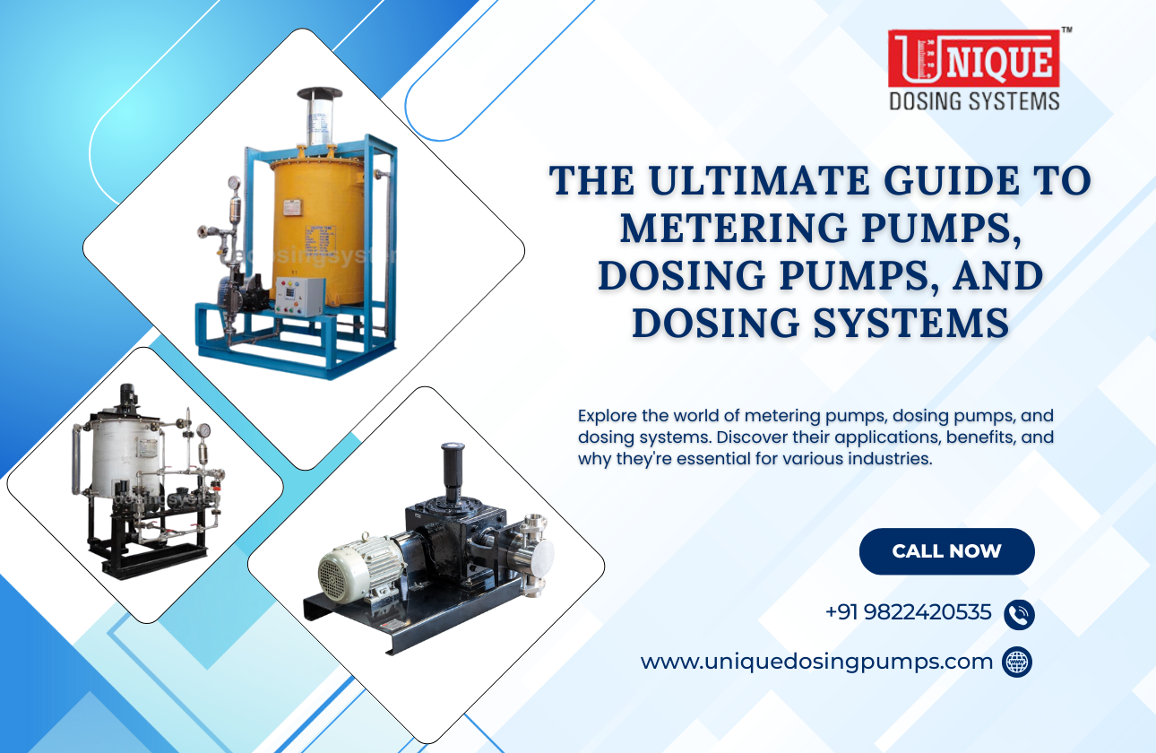 The Ultimate Guide to Metering Pumps, Dosing Pumps, and Dosing Systems