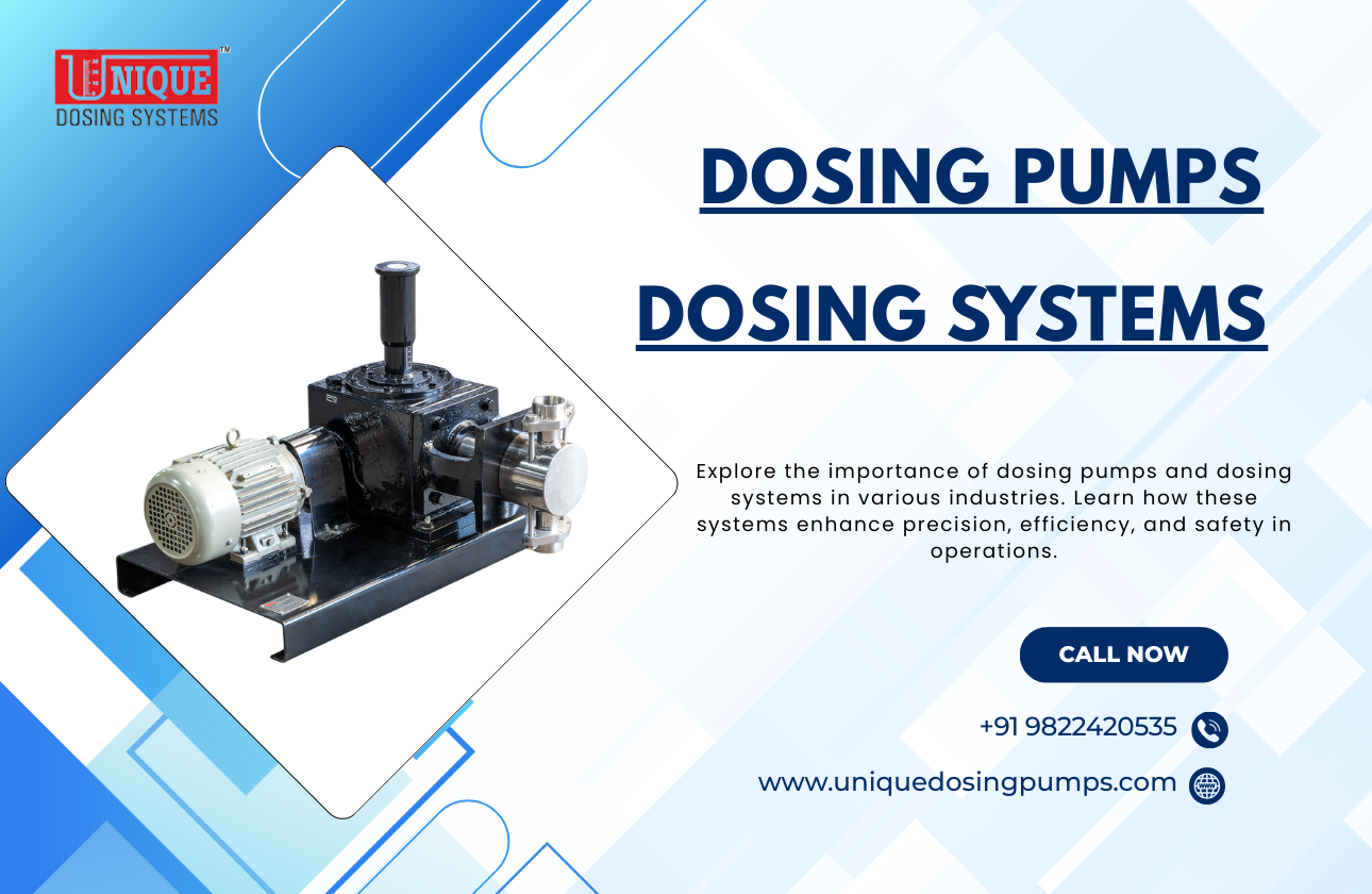 Understanding Dosing Pumps and Dosing Systems: Essential Tools for Precision and Efficiency