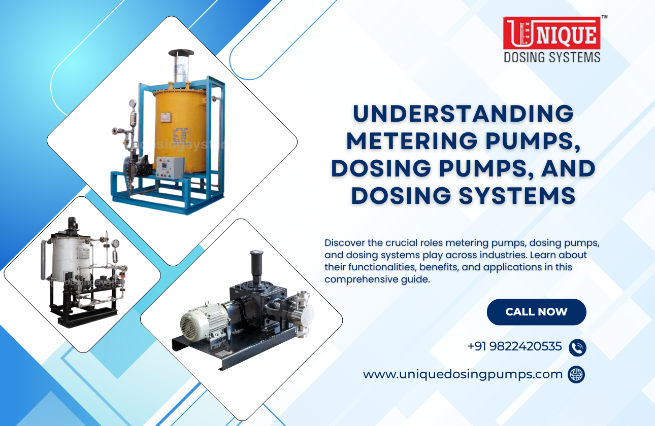 Understanding Metering Pumps, Dosing Pumps, and Dosing Systems