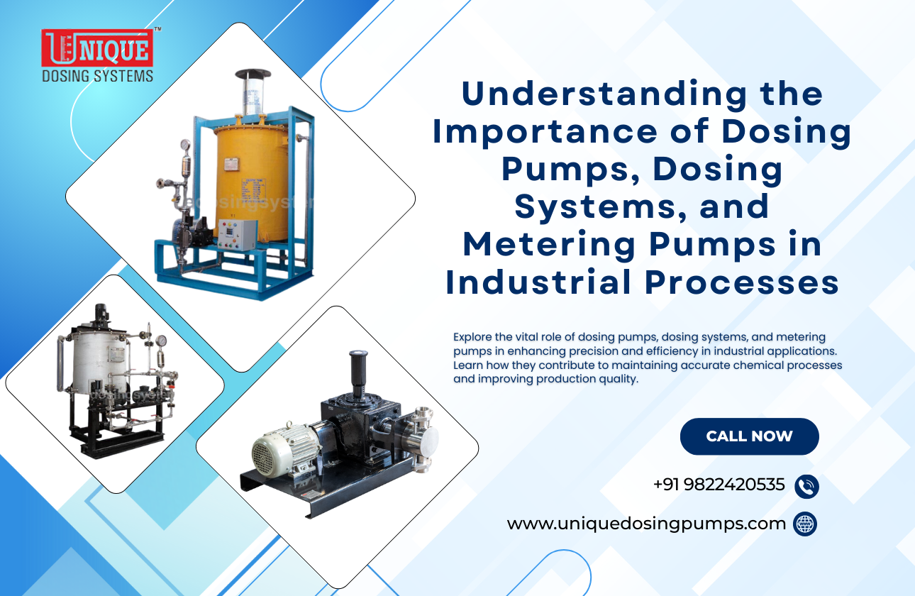 Understanding the Importance of Dosing Pumps, Dosing Systems, and Metering Pumps in Industrial Processes