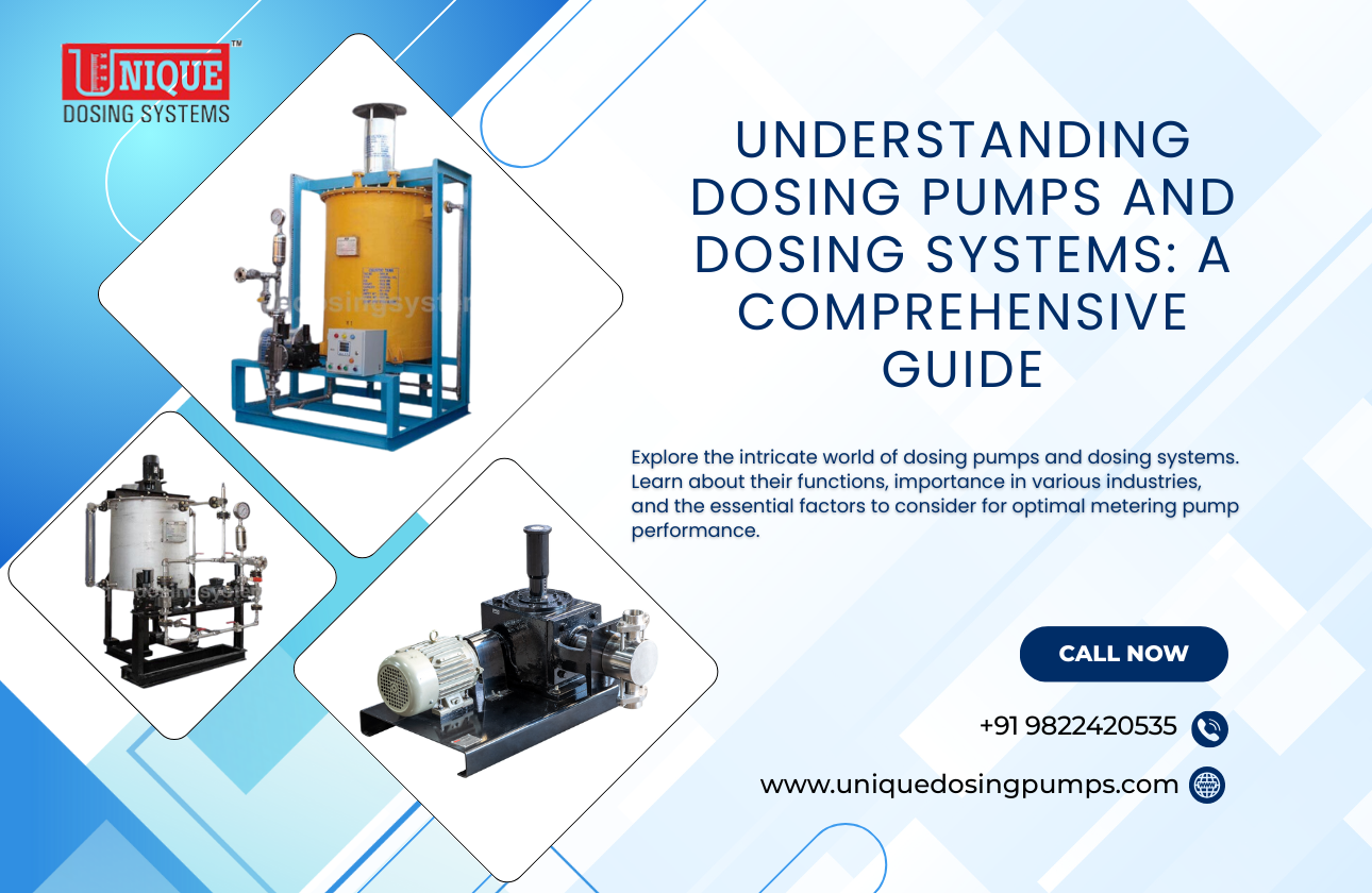 Understanding Dosing Pumps and Dosing Systems: A Comprehensive Guide