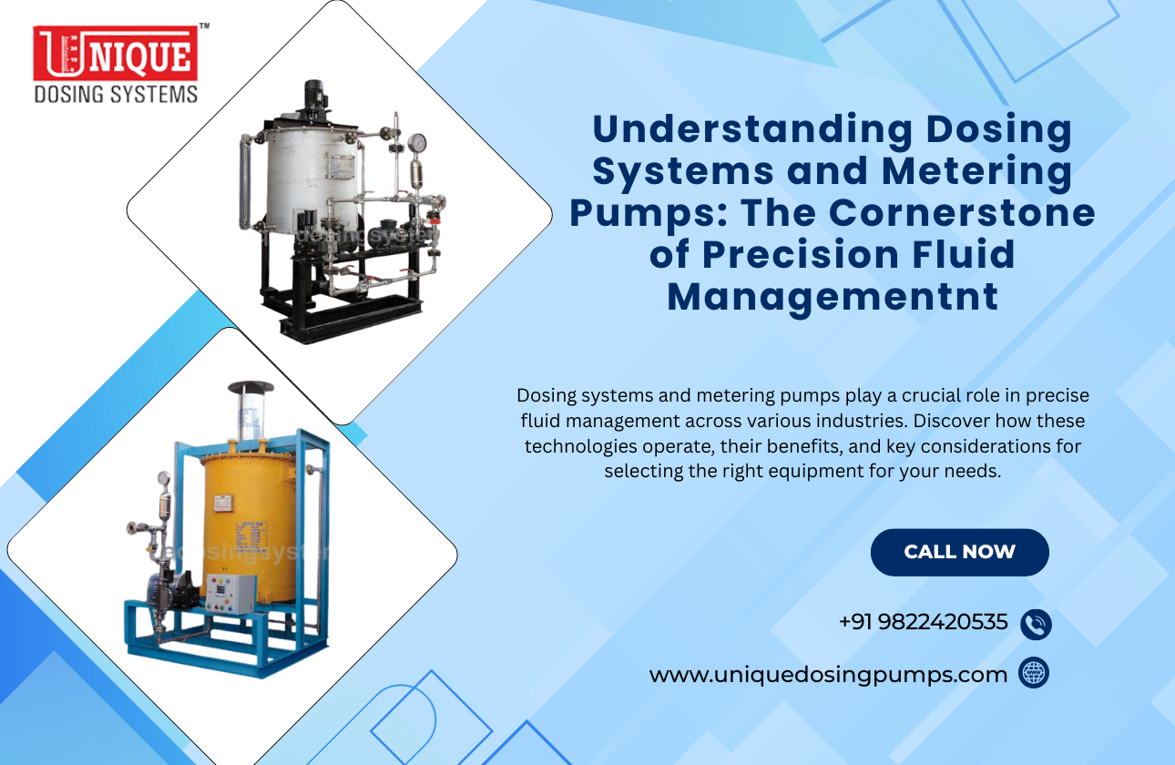 Understanding Dosing Systems and Metering Pumps: The Cornerstone of Precision Fluid Management