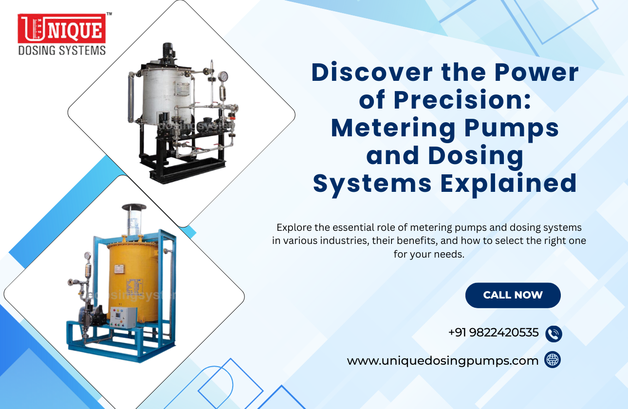 Discover the Power of Precision: Metering Pumps and Dosing Systems Explained