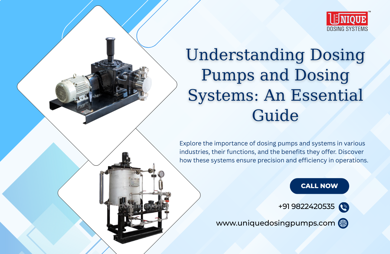 Understanding Dosing Pumps and Dosing Systems: An Essential Guide