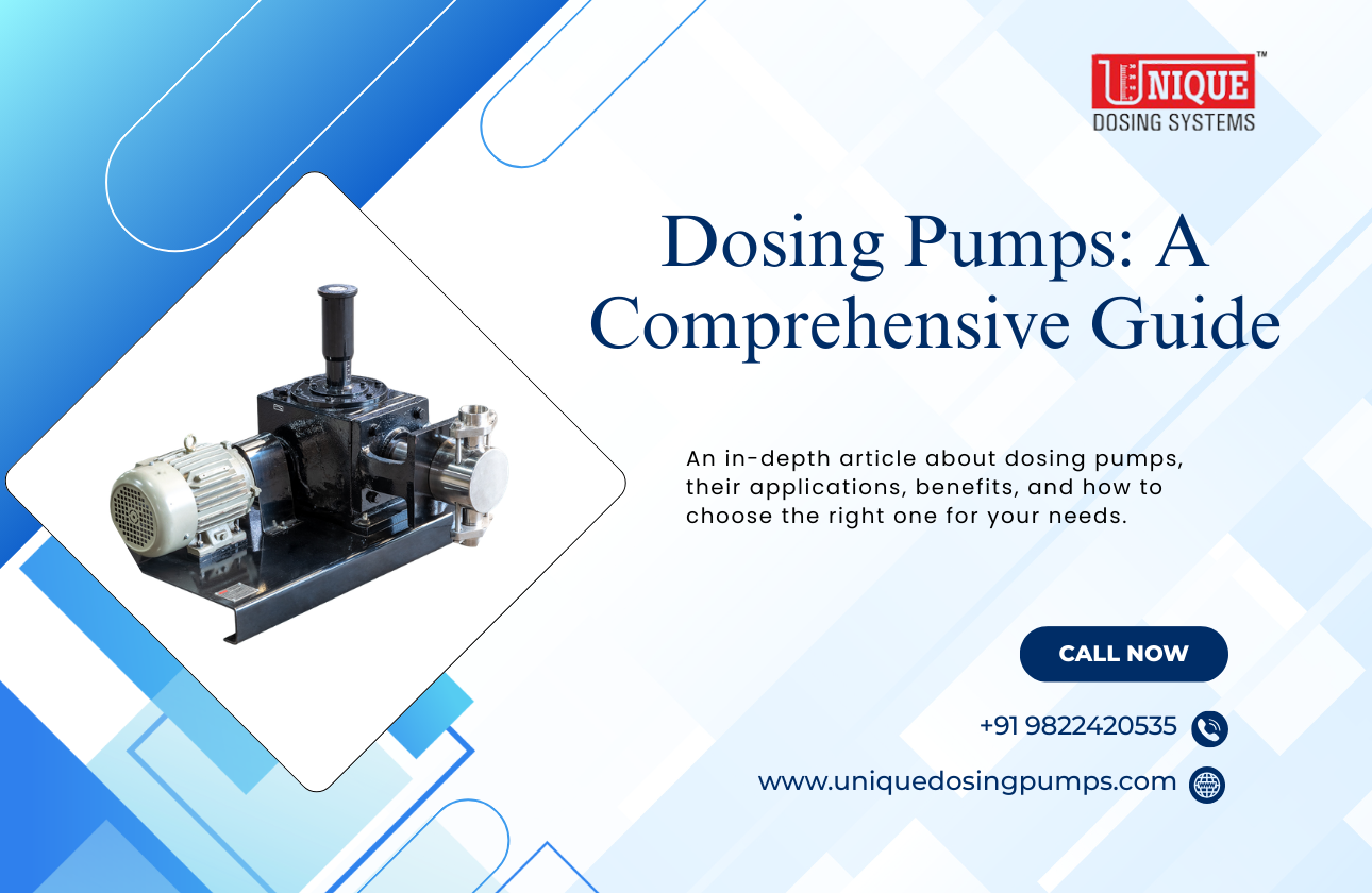 Understanding Dosing Pumps: A Comprehensive Overview